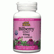 Bilberry Extract (60 Capsules)* Natural Factors